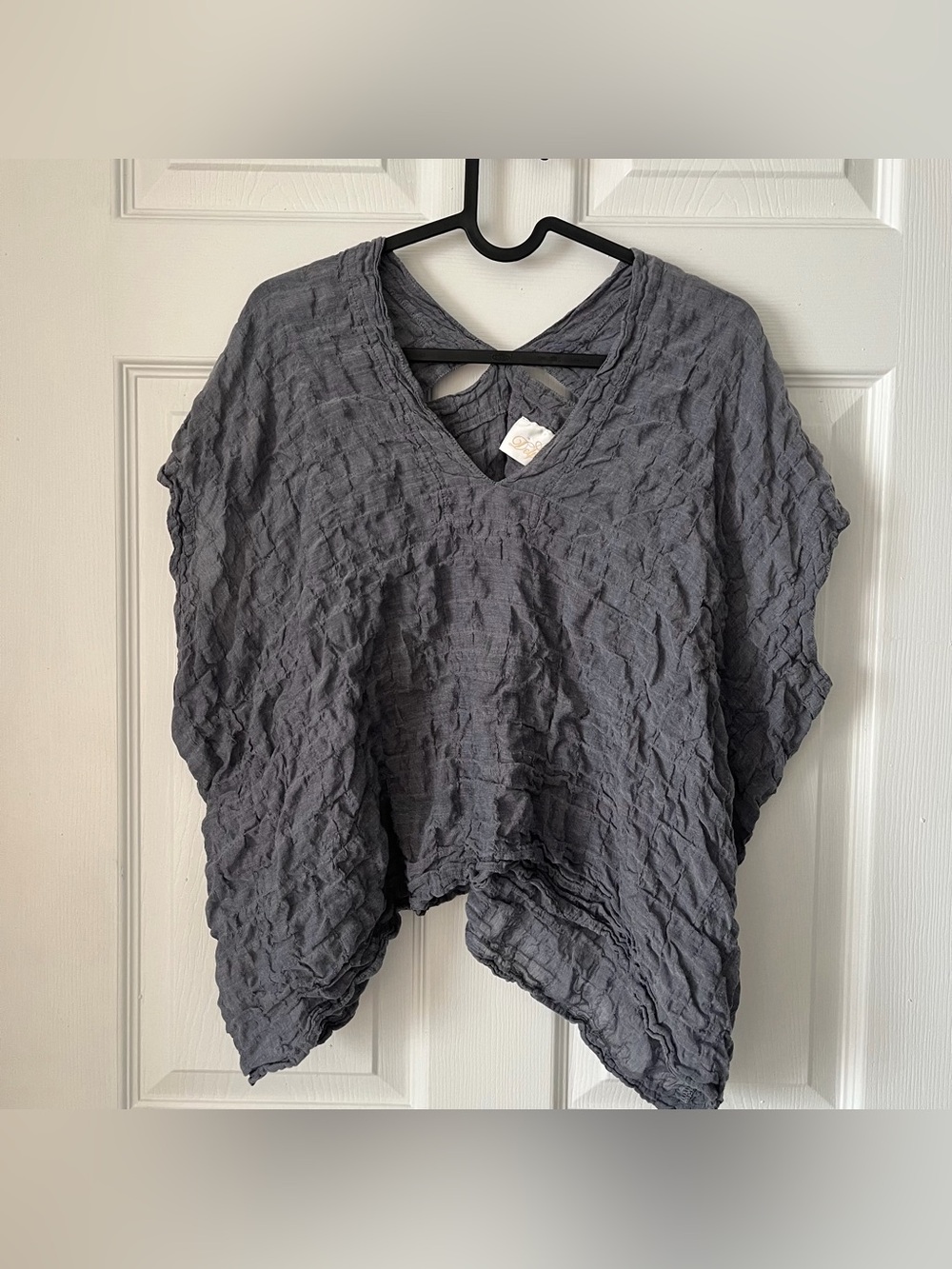 Women's Atelier Delphine Celeset Top in Wave Cotton size Large in Gray